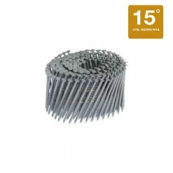 Grip-Rite 2 in. x 0.092 in. 15° Wire Ring Shank Framing Nails 1,200 per Box -Hardware Essentials Sales Store grip rite collated framing nails grc6r92hg1 40 1000