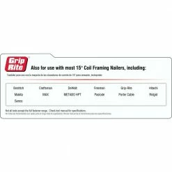 Grip-Rite 2-1/4 in. x 0.099 15-Degree Screw Shank Blunt Diamond Point Wire Pallet Nail (9000-Count) -Hardware Essentials Sales Store grip rite collated framing nails grc7s99bdp c3 1000