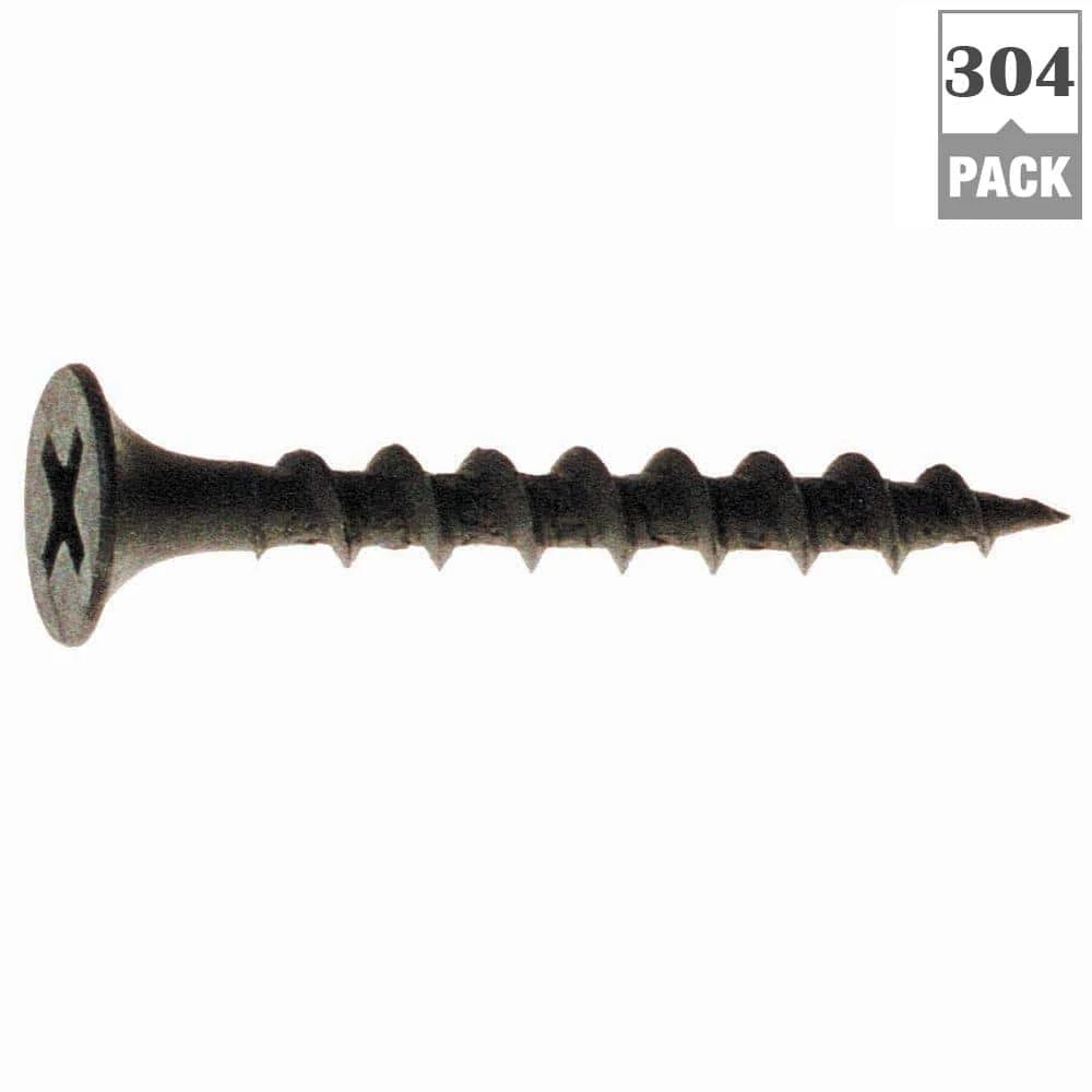 Grip-Rite #6 x 1 in. Philips Bugle-Head Coarse Thread Sharp Point Drywall Screws (1 lb.-Pack) 3 Grip-Rite #6 x 1 in. Philips Bugle-Head Coarse Thread Sharp Point Drywall Screws (1 lb.-Pack) - Image 3