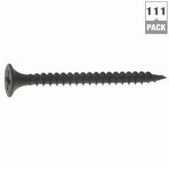 Grip-Rite #8 x 2-1/2 in. Philips Bugle-Head Fine Thread Drywall Screws (1 lb.-Pack) -Hardware Essentials Sales Store grip rite drywall screws 212dws1 40 1000