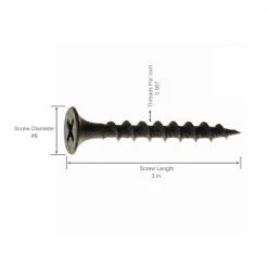 Hardware Essentials Sales Store -Hardware Essentials Sales Store grip rite drywall screws 3cdws1 e1 1000