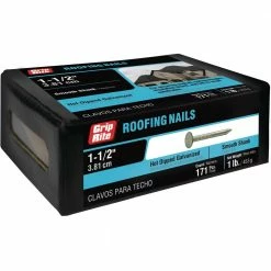 Grip-Rite #11 x 1-1/2 in. Galvanized Roofing Nails (1 lb.-Pack)