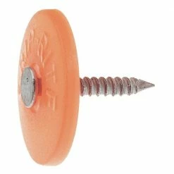 Grip-Rite #12 x 1-1/2 in. Plastic Round Cap Roofing Nails (1 lb.-Pack) -Hardware Essentials Sales Store grip rite roofing nails 112prcap1 40 1000