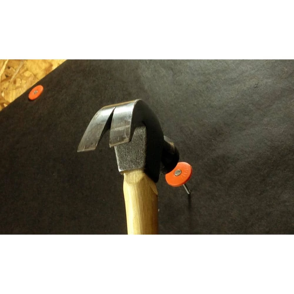 Grip-Rite #12 x 1 in. Plastic Round Cap Roofing Nail (3,000-Pack) 4 Grip-Rite #12 x 1 in. Plastic Round Cap Roofing Nail (3,000-Pack) - Image 4