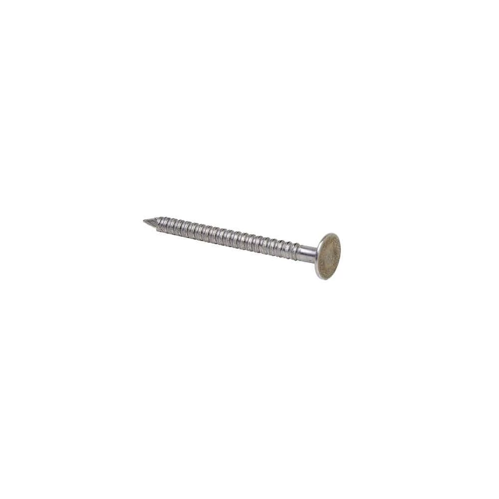 Grip-Rite #10 x 11/2 in. x 4 in. D 304 Stainless Steel Ring Shank Roofing Nails (5 lbs. Pack) 1 Grip-Rite #10 x 11/2 in. x 4 in. D 304 Stainless Steel Ring Shank Roofing Nails (5 lbs. Pack)