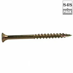 Grip-Rite #9 x 2-1/2 in. Star Drive Bugle-Head Construction Screw (10 lbs./Box)