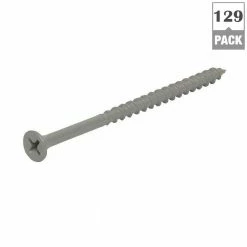Grip-Rite #8 x 2 in. Phillips Bugle-Head Coarse Thread Sharp Point Polymer Coated Exterior Screws (1 lb./Pack) 10 Grip-Rite #8 x 2 in. Phillips Bugle-Head Coarse Thread Sharp Point Polymer Coated Exterior Screws (1 lb./Pack) -Hardware Essentials Sales Store grip rite wood screws ptn2s1 c3 1000