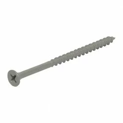 Grip-Rite #10 x 3-1/2 in. Philips Bugle-Head Coarse Thread Sharp Point Polymer Coated Exterior Screw (1lb - Pack) 12 Grip-Rite #10 x 3-1/2 in. Philips Bugle-Head Coarse Thread Sharp Point Polymer Coated Exterior Screw (1lb - Pack) -Hardware Essentials Sales Store grip rite wood screws ptn312s1 4f 1000