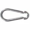 Hardware Essentials 1 in. Opening x 5-1/2 in. Length Zinc-Plated Safety Spring Snap Link (5-Pack)