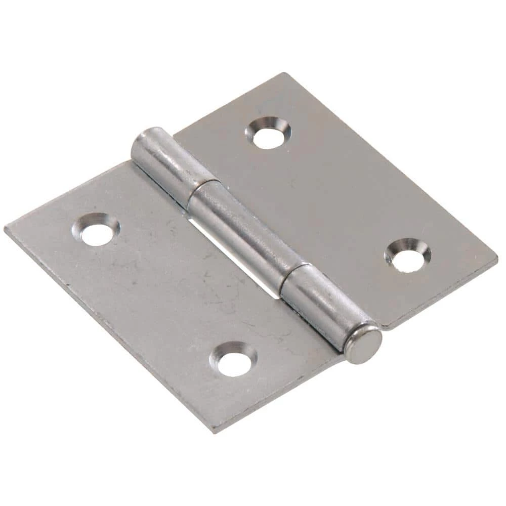 Hardware Essentials 2 in. Zinc Plated General Purpose Broad Hinge with Removable Pin (5-Pack) 1 Hardware Essentials 2 in. Zinc Plated General Purpose Broad Hinge with Removable Pin (5-Pack)