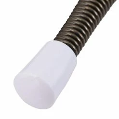 Hardware Essentials 3 in. Antique Brass Broad Base Spring Door Stop (5-Pack) -Hardware Essentials Sales Store hardware essentials door stops 852346 40 1000