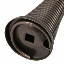 Hardware Essentials 3 in. Antique Brass Broad Base Spring Door Stop (5-Pack) -Hardware Essentials Sales Store hardware essentials door stops 852346 a0 1000