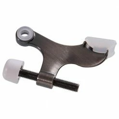 Hardware Essentials Pewter Hinge Pin Door Stop for Hollow Core Doors (5-Pack)