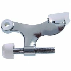 Hardware Essentials Chrome Hinge Pin Door Stop for Hollow Core Doors (5-Pack)