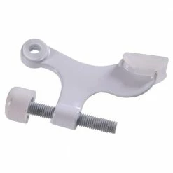 Hardware Essentials White Hinge Pin Door Stop for Hollow Core Doors (5-Pack)