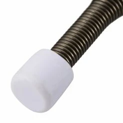 Hardware Essentials 3 in. Antique Brass Utility Spring Door Stop (5-Pack) -Hardware Essentials Sales Store hardware essentials door stops 852925 0 1d 1000