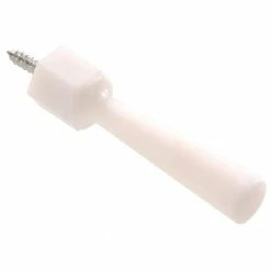 Hardware Essentials White Plastic Door Stop (5-Pack)