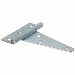 Hardware Essentials 4 in. Heavy T-Hinge in Zinc-Plated (5-Pack)