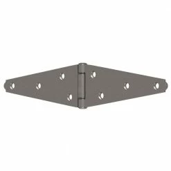 Hardware Essentials 6 in. Stainless Steel Heavy Strap Hinge (5-Pack) -Hardware Essentials Sales Store hardware essentials fence gate hinges 851828 4f 1000