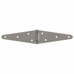 Hardware Essentials 6 in. Stainless Steel Heavy Strap Hinge (5-Pack) -Hardware Essentials Sales Store hardware essentials fence gate hinges 851828 c3 1000