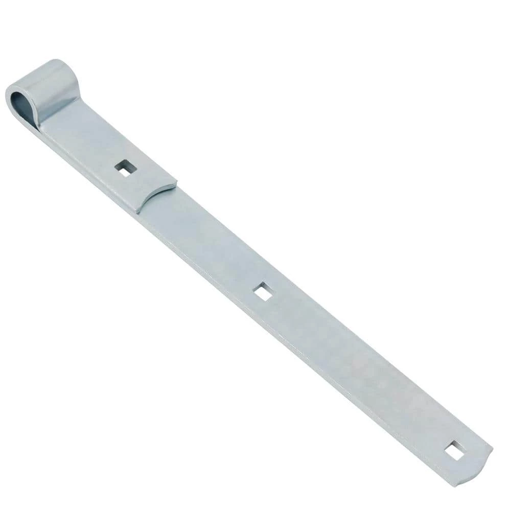 Hardware Essentials 12 in. Gate Hinge Strap in Zinc-Plated (5-Pack) 1 Hardware Essentials 12 in. Gate Hinge Strap in Zinc-Plated (5-Pack)