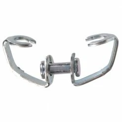 Hardware Essentials 1 and 2 Chain Swivel with Double Open Eyes in Zinc-Plated (10-Pack)