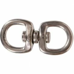 Hardware Essentials 3/4 x 2-3/4 in. Nickel Plated Double Swivel with Round Eyes (10-Pack)