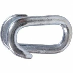 Hardware Essentials 1/4 in. Thick x 1-1/4 in. Inside Length Zinc-Plated Lap Link (10-Pack)