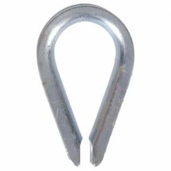 Hardware Essentials 1/2 in. Wire Rope Thimble in Zinc-Plated (5-Pack)