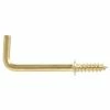 Hardware Essentials 3/4 in. Solid Brass Shoulder Hook (100-Pack)