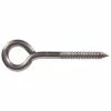 Hardware Essentials 1/4 in. x 5 in. Stainless Steel Lag Thread Screw Eye (10-Pack)