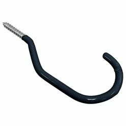 Hardware Essentials Vinyl Coated Bike Hook in Black (20-Pack)