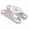 Hardware Essentials Crescent Type White Steel Window Sash Lock (5-Pack)