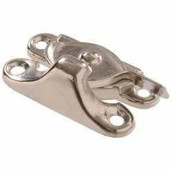 Hardware Essentials Crescent Type Nickel Steel Window Sash Lock (5-Pack)